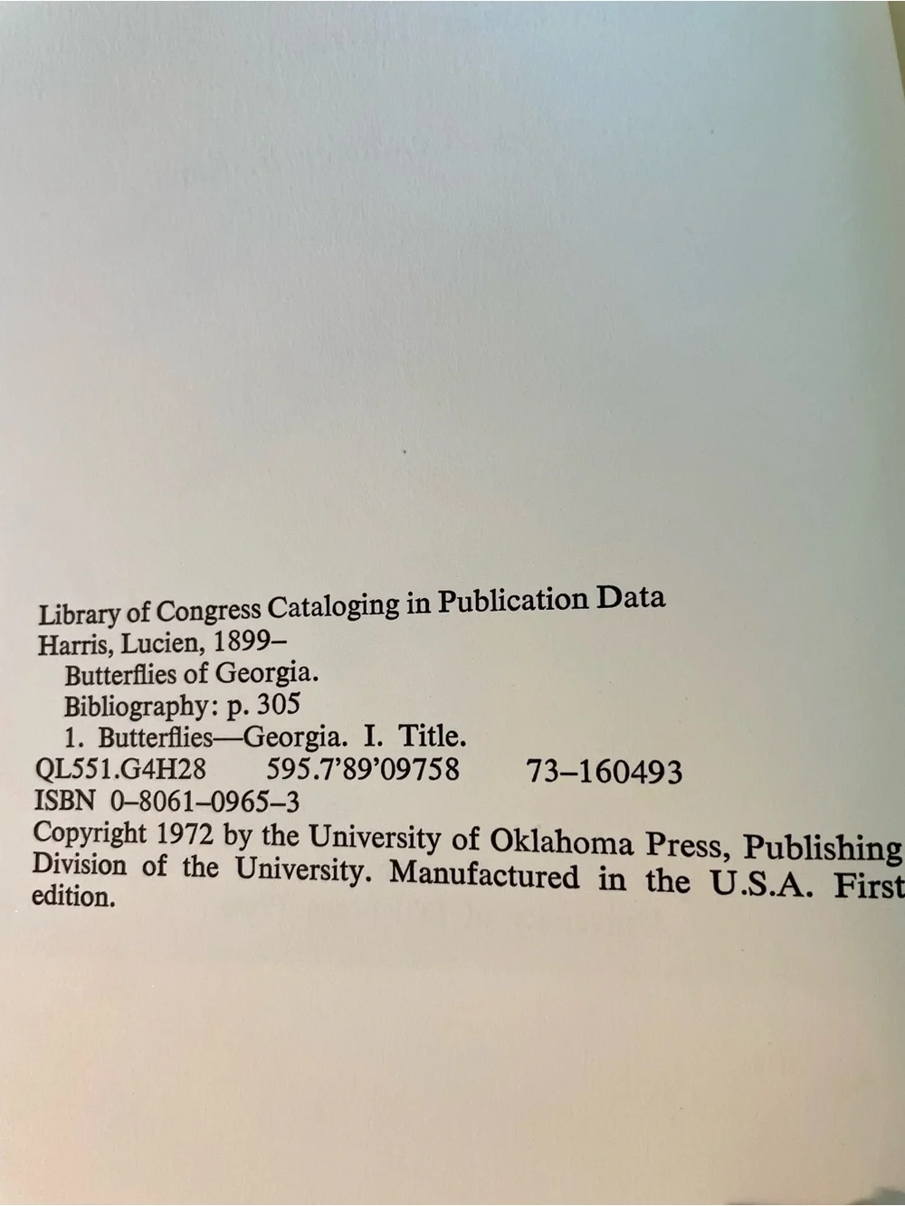 University of Oklahoma Press “butterflies georgia”